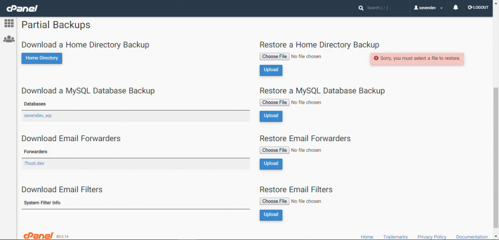 partial-backup-in-cpanel